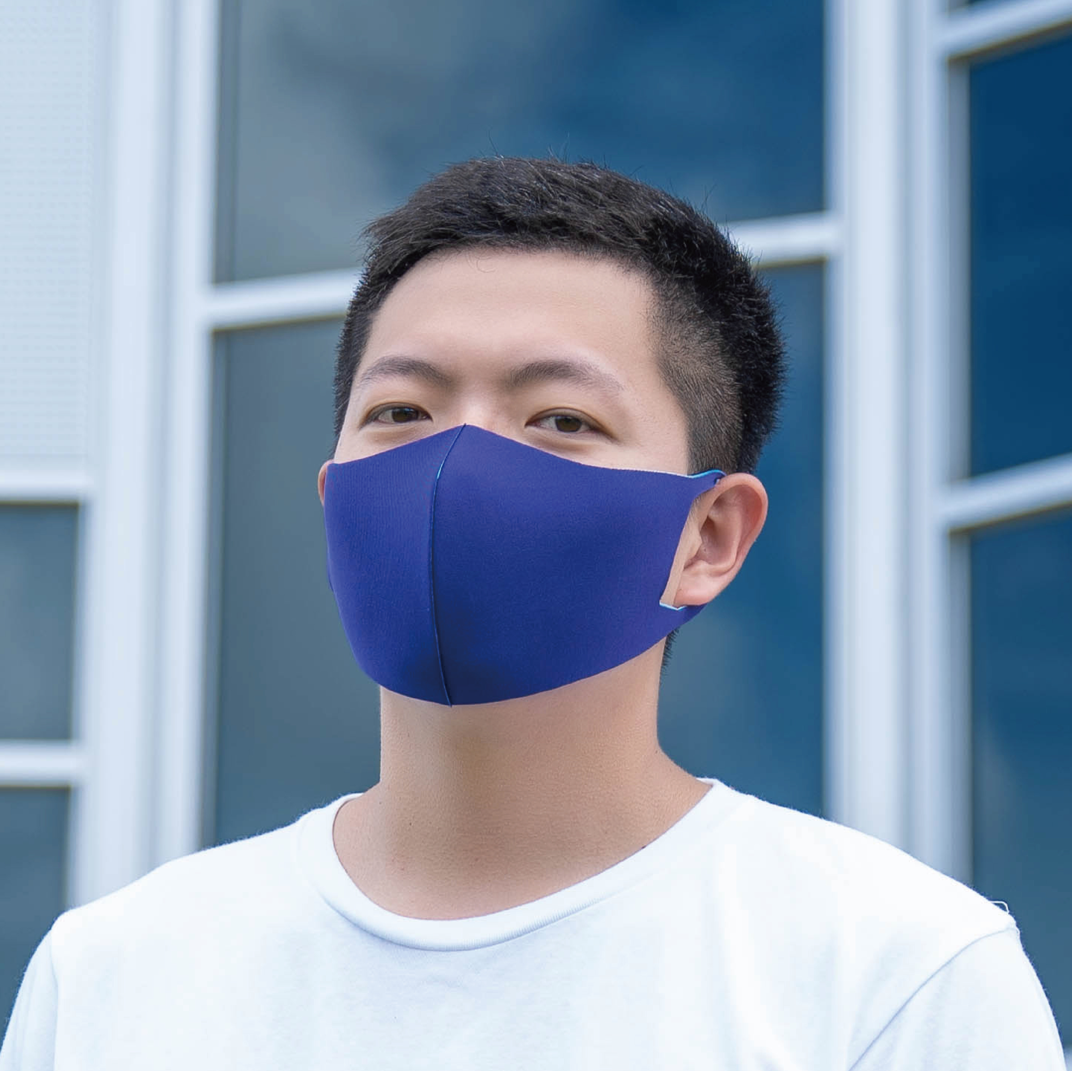 ｜雙色─星空紫｜舒適美-3D立體透氣抗菌口罩