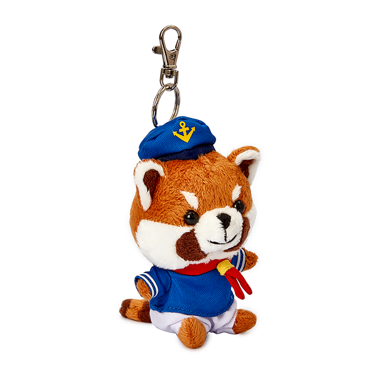 Red Panda Sailor Plush Keychain