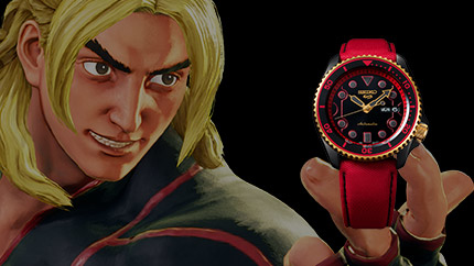 萬年鐘錶 - SEIKO  5 Sports   快打旋風5聯名限量機械錶 KEN   SRPF20K1 / 4R36-08R0R  錶徑42.5MM