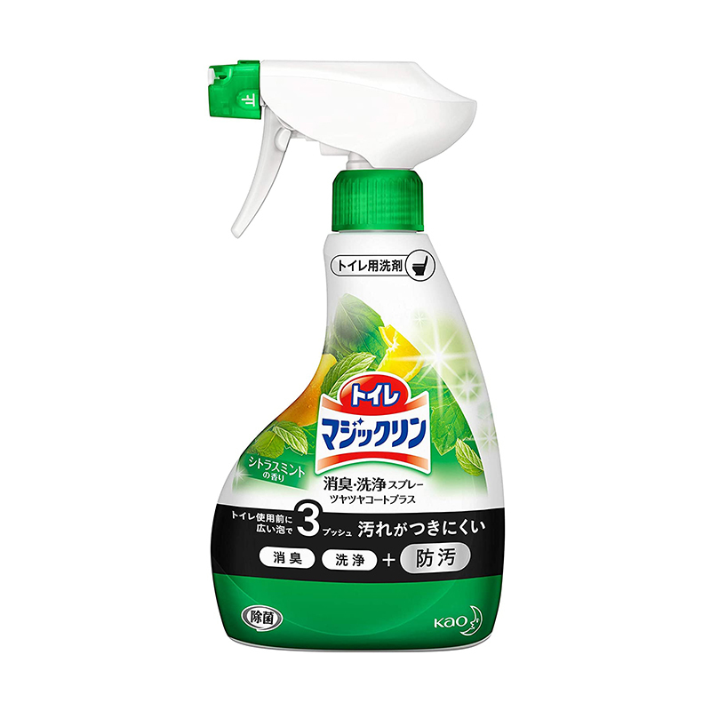 花王 - 消臭除菌防污廁所用清潔泡沫噴霧 380ml (柑橘薄荷香-綠色)