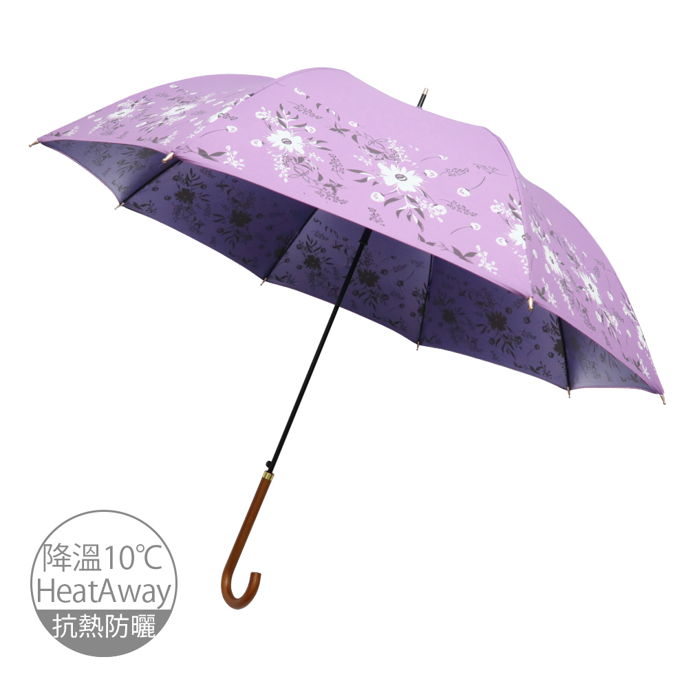 降溫10℃鈦奈米直傘鄉村雛菊_8色