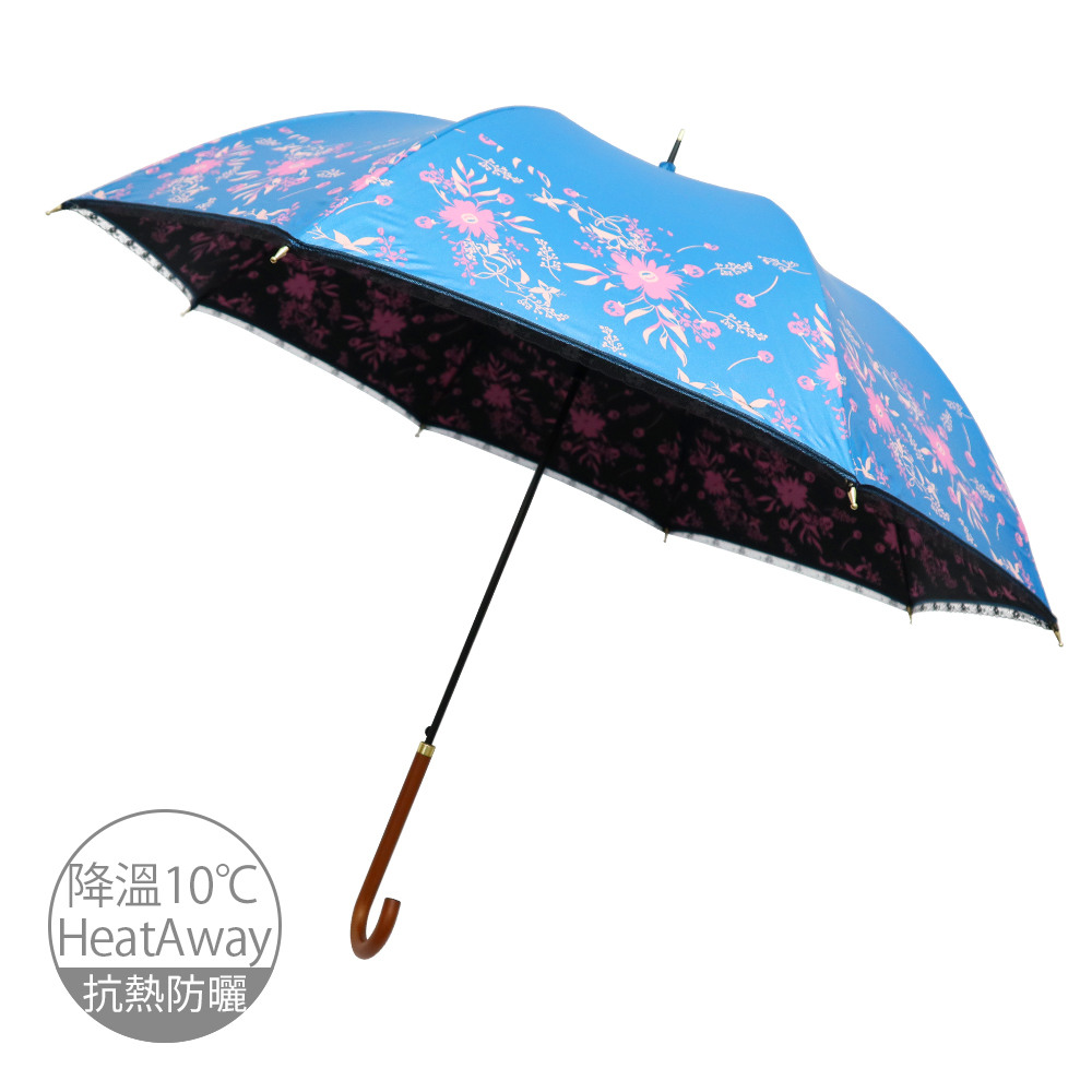 降溫10℃鈦奈米直傘鄉村雛菊_8色