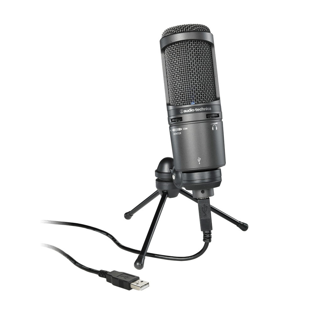 AT2020USB+ 心形指向性電容式USB麥克風
