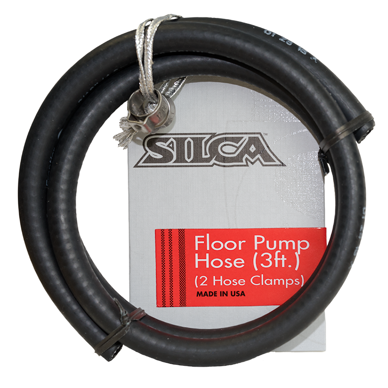 Silca Replacement Hose 3ft With Clamps #AM-PU-SPA-ASY-002