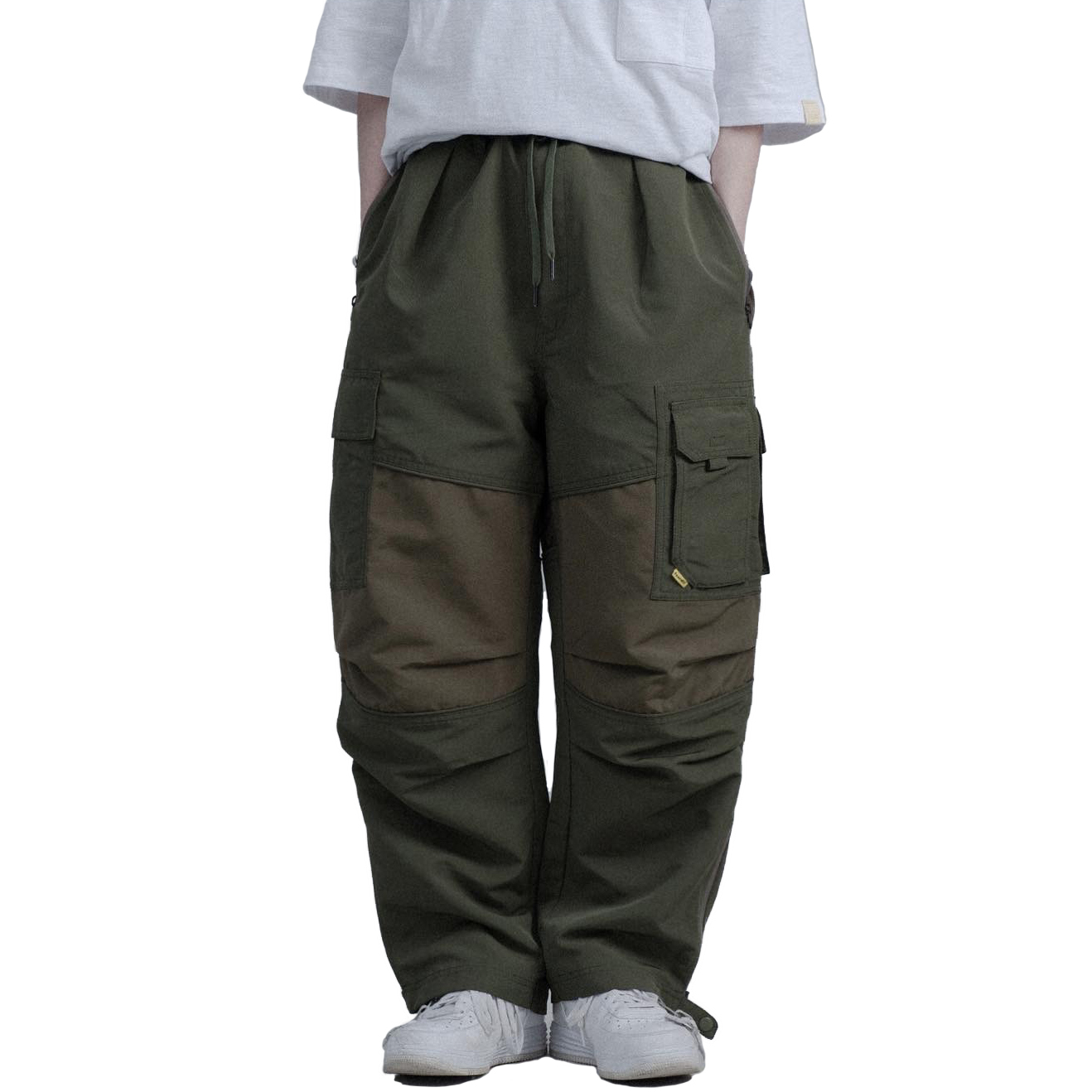4DIMENSION MultiFabric Cargo Pants Olive