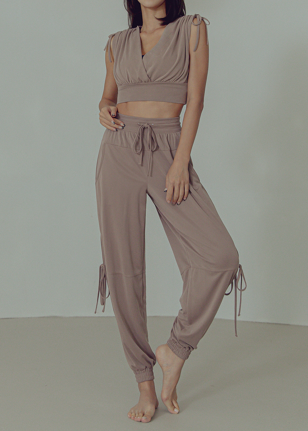 CONCHWEAR - Peanut 開縫哈倫褲