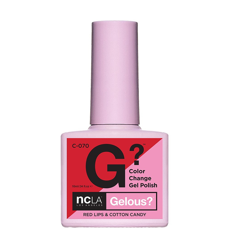 NCLA Gelous 天然無毒Gel甲油C-070 Red Lips & Cotton Candy