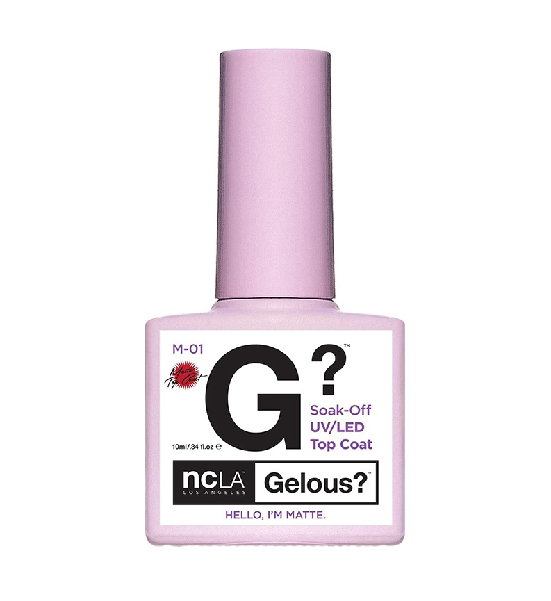 NCLA Gelous 天然無毒指甲凝膠（啞光面油）M-001 Hello! My Name is: Matte Gel