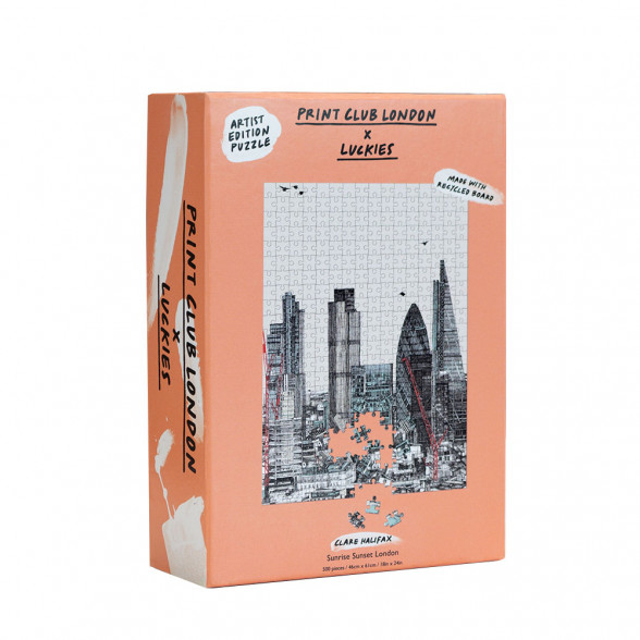 【PRINT CLUB LONDON x LUCKIES】倫敦日出日落 500片拼圖