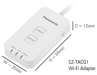 CZ-TACG1 Panasonic controllo smartphone wifi climatizzatori gamma Etherea e  standard CS-Z – CS-TZ UFEA