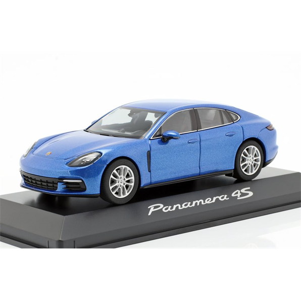1/43 Porsche Panamera 4S 2nd Generation 2016 Saphire Blue Metallic (0207210)