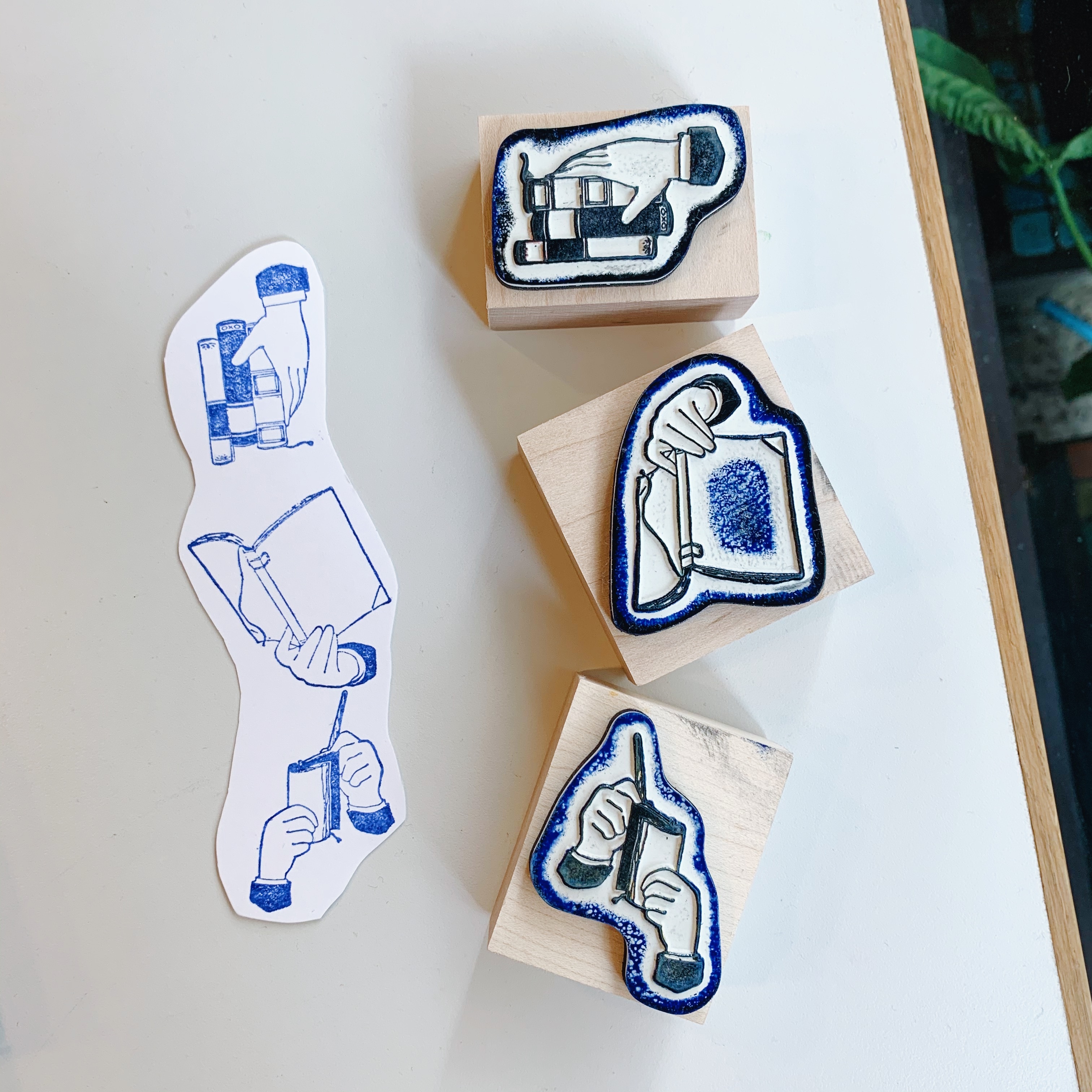 OURS 手 楓木印章組(3入）