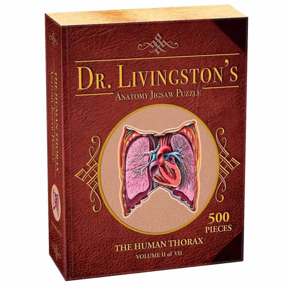 【DR. LIVINGSTON’S】解剖學–人類的胸部500片拼圖
