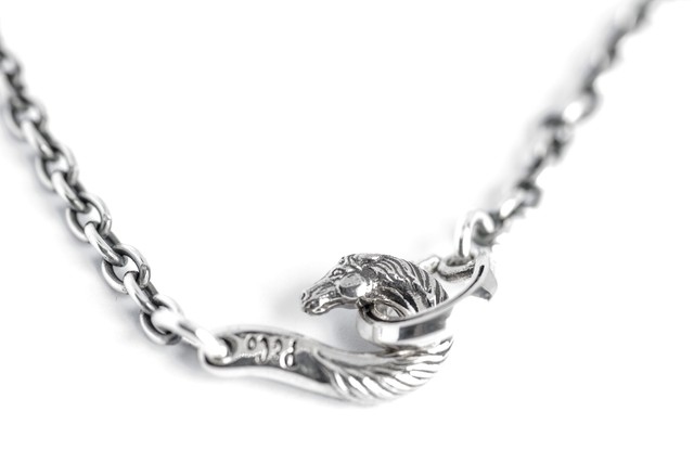 純銀馬蹄鐵頸鏈 （圓或角鏈）