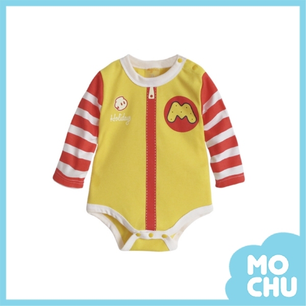 速食寶寶長袖包屁衣