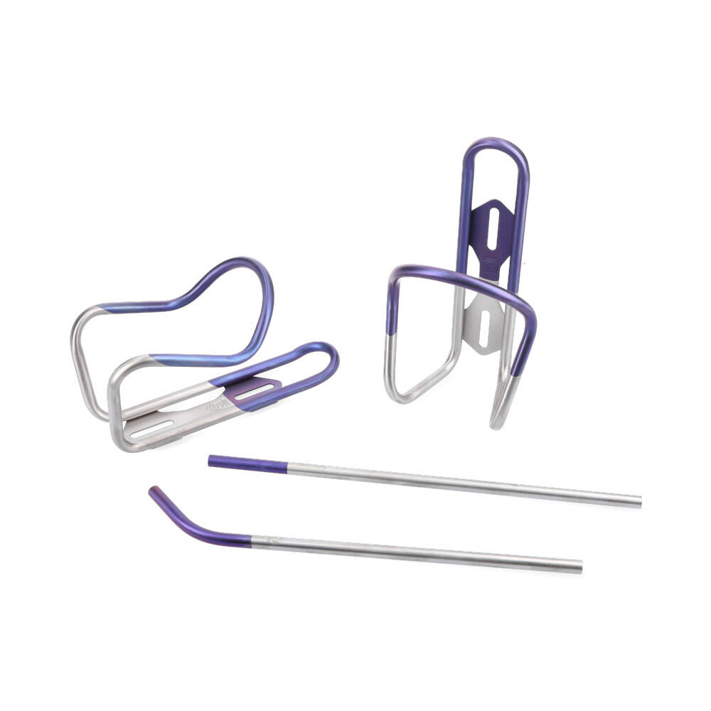 Silca Sicuro Titanium Cage + Straw Kit Royal Purple #AM-HY-003-ASY-020