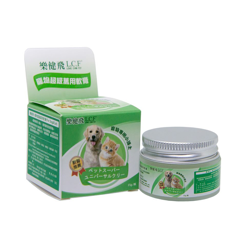 樂健飛L.C.F-寵物超級萬用膏-15g #狗貓保健