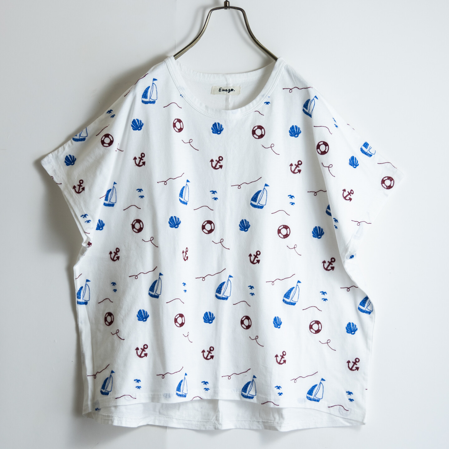 現貨｜[SALE]Emago 海洋刺繡上衣