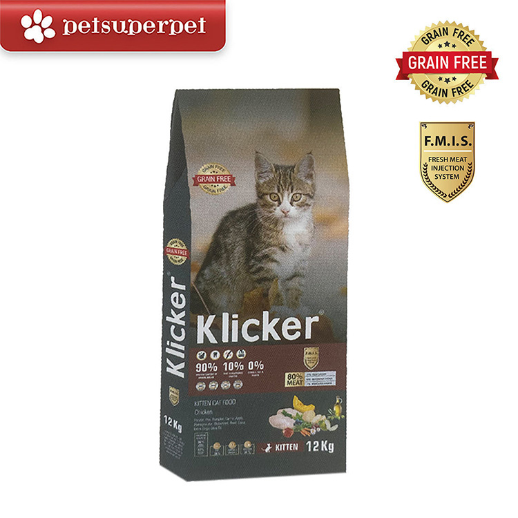 【原裝進口】Klicker 超值 土耳其 雞肉 幼貓糧 (無穀物) 12kg ＊＊＊【食用期限：31/07/2026】＊＊＊