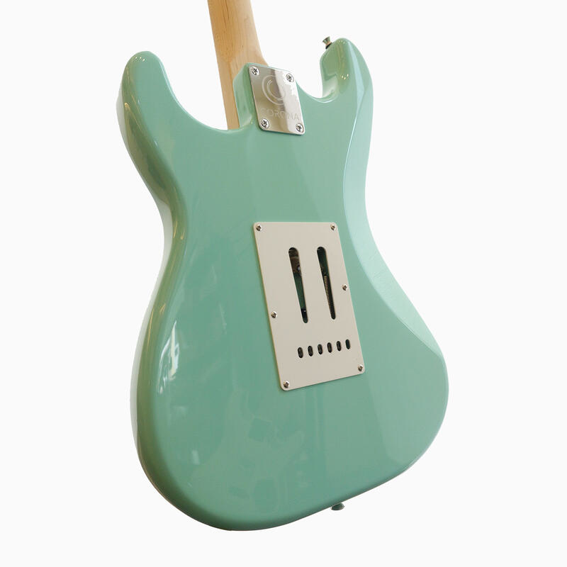 Corona CORONA STANDARD S22F/M SFG 楓木指板 電吉他 湖水綠 小搖座電吉他【原廠琴袋】 第 5 張圖片｜三峽吉他 / Bass