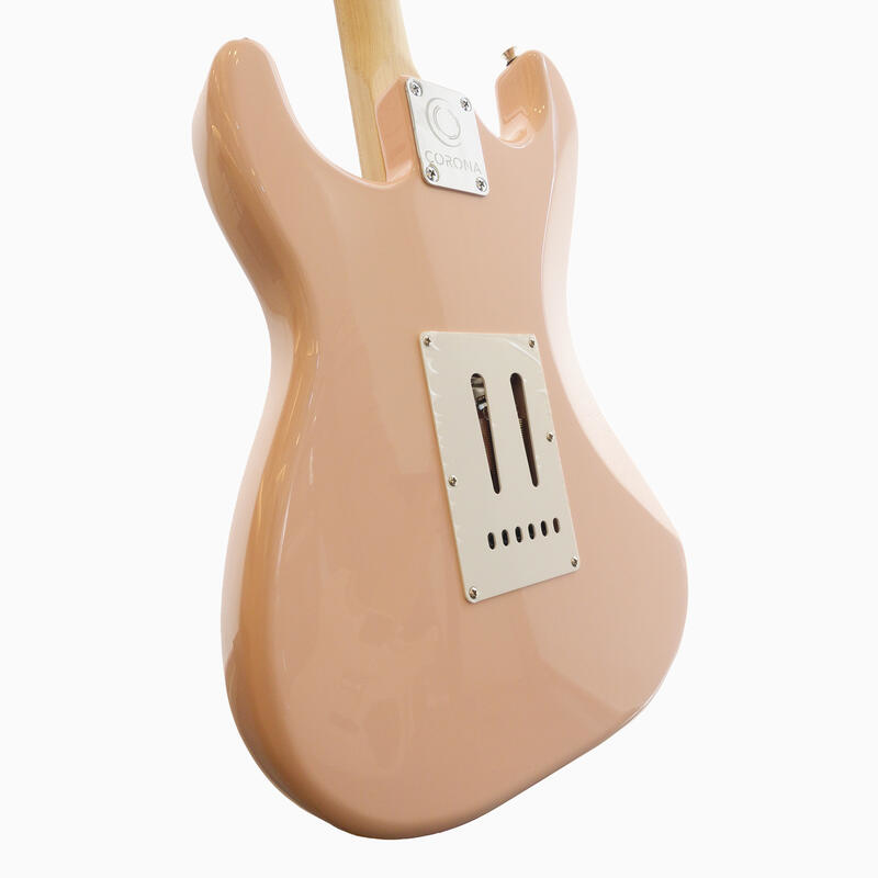 CORONA STANDARD S22F/M PNK 楓木指板 電吉他 粉紅色 小搖座電吉他【附原廠琴袋】