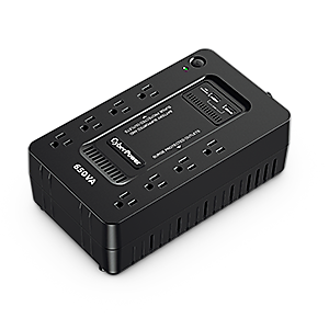 CyberPower碩天 CP650HGA 650VA UPS離線式不斷電系統 突波保護 過載保護 颱風停電 防雷擊