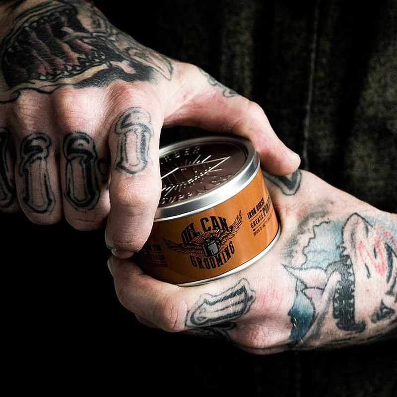 英國 Oil Can - 黑手 改良式油性髮油（橘罐）