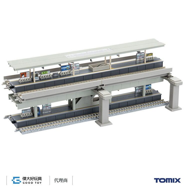 TOMIX 91044 軌道組 高架複線階層車站 延長部