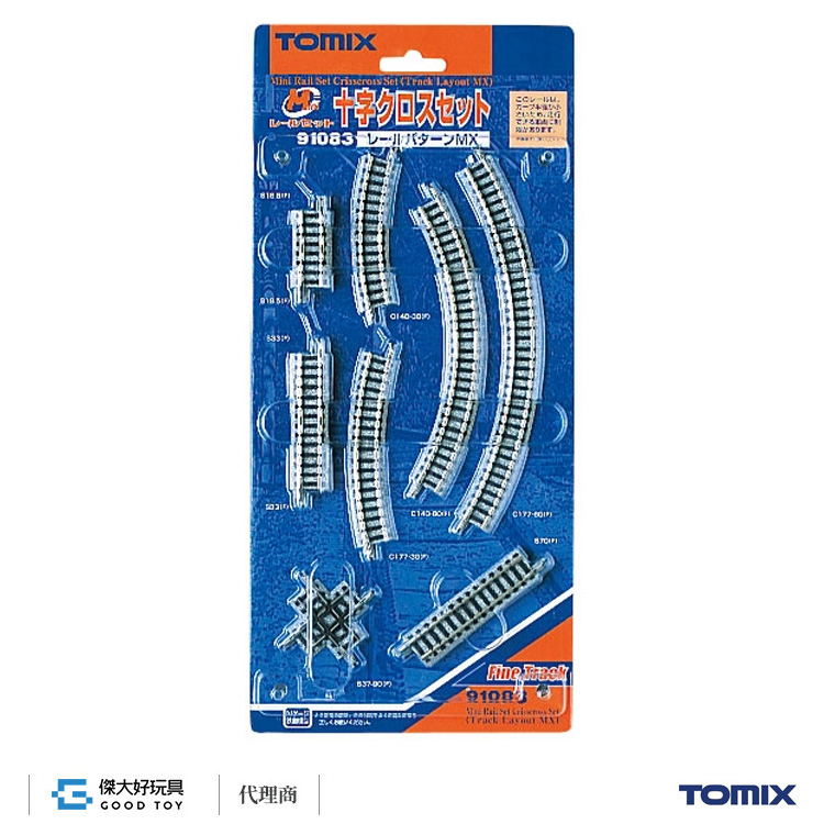 TOMIX 91083 軌道組(迷你) 十字交叉 (MX)