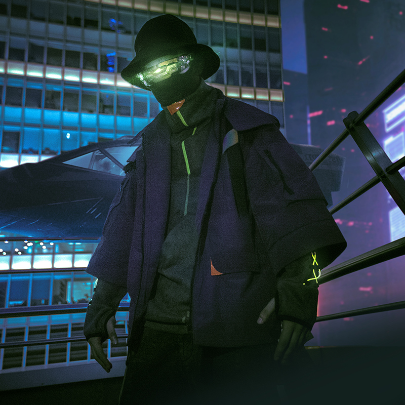 不作惡機能連帽判客道袍