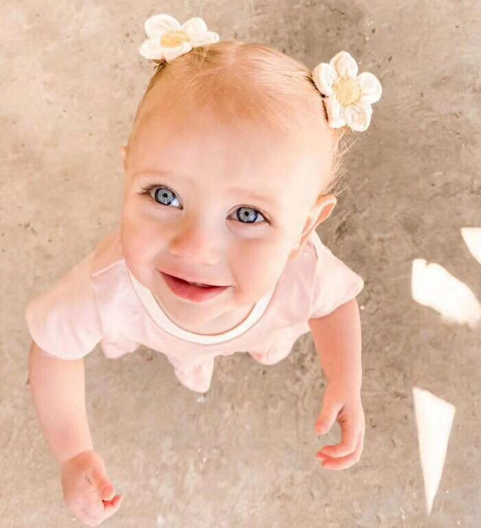 純手工花朵髮夾