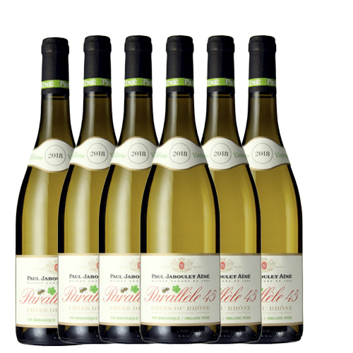 Paul Jaboulet Cotes du Rhone Parallele 45 Blanc 2022 - 6 Bottle Pack