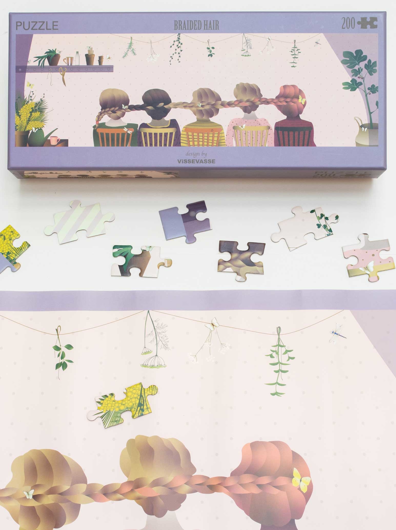 【VISSEVASSE】辮髮 200片拼圖