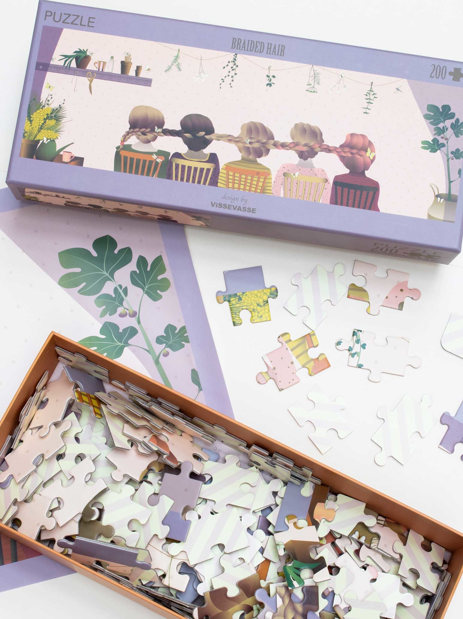 【VISSEVASSE】辮髮 200片拼圖