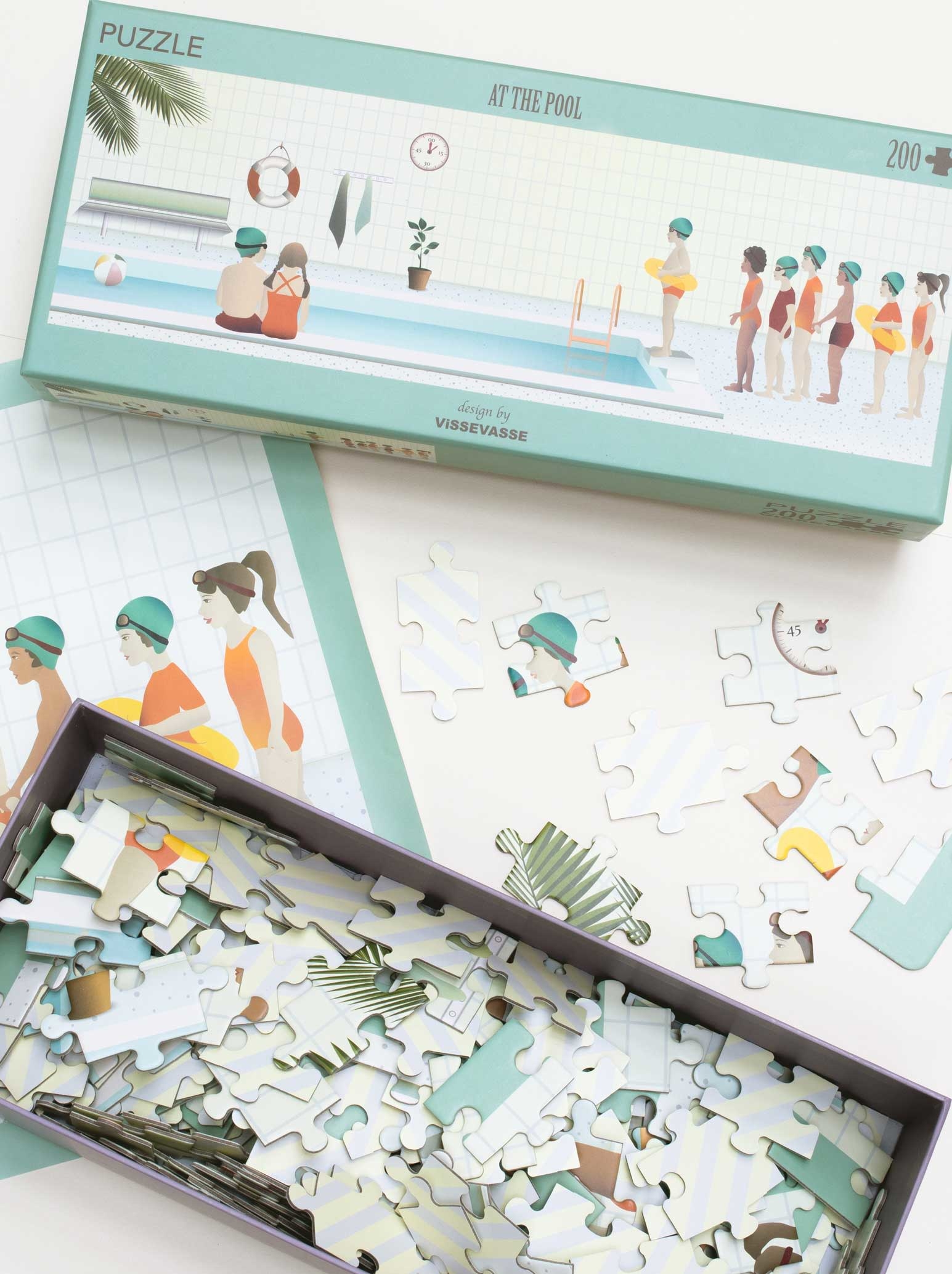 【VISSEVASSE】在泳池 200片拼圖