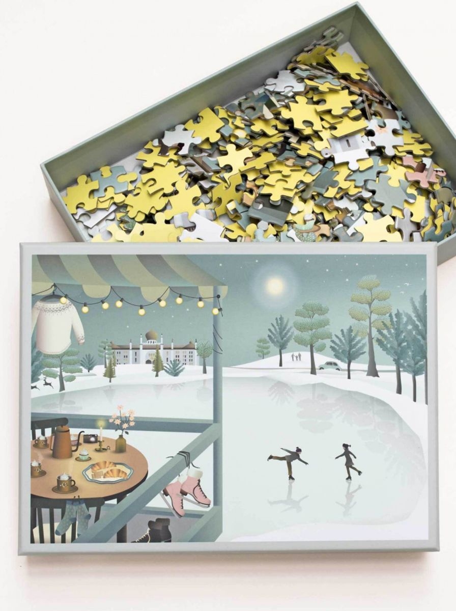 【VISSEVASSE】溜冰 500片拼圖