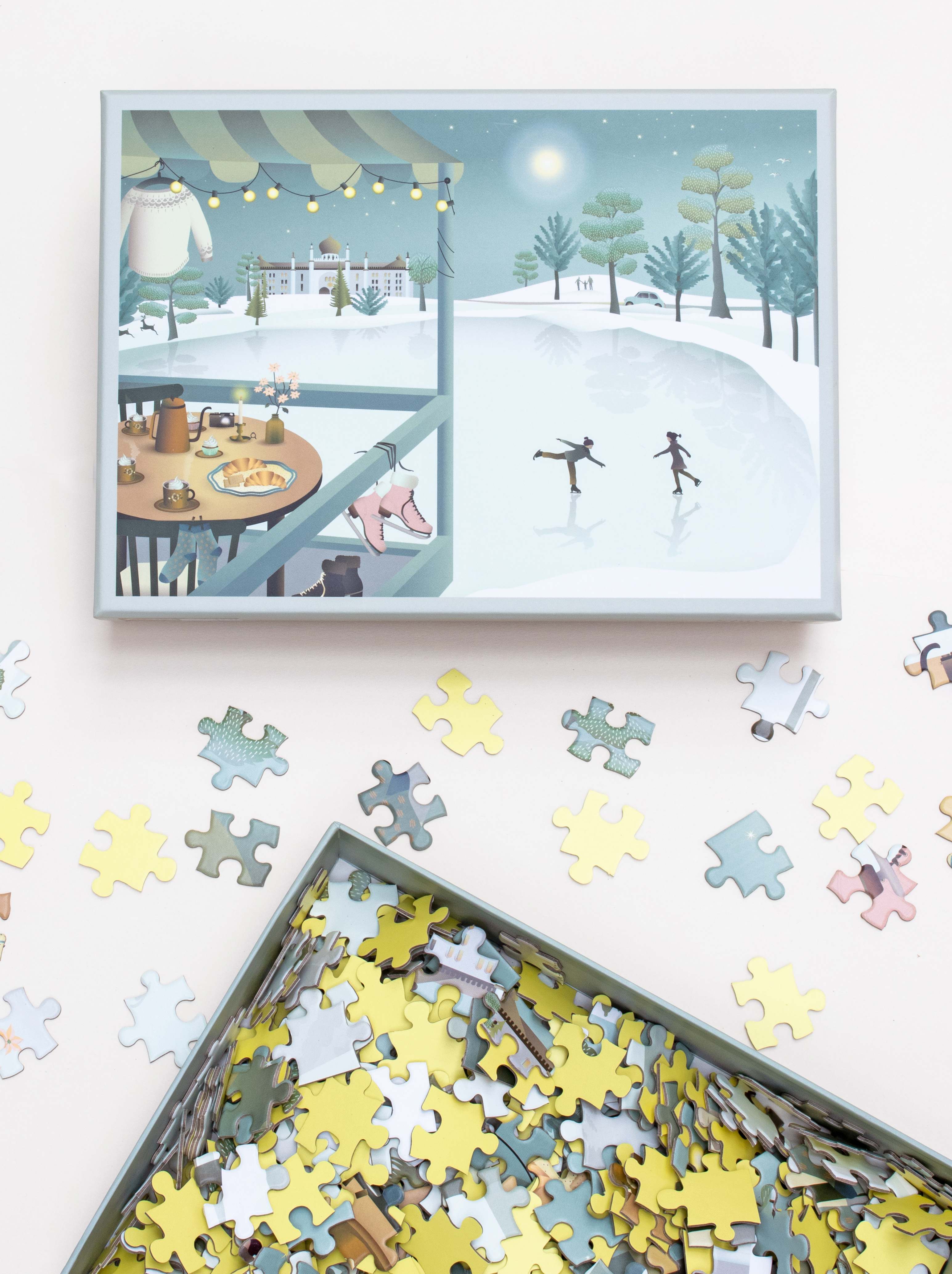 【VISSEVASSE】溜冰 500片拼圖