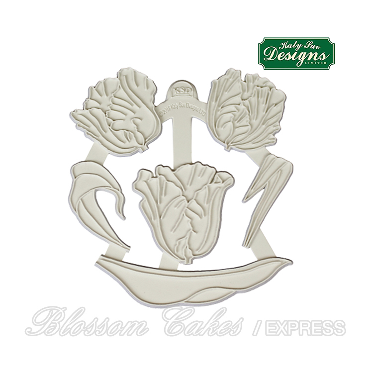 Katy Sue Tulips Silicone Embossers