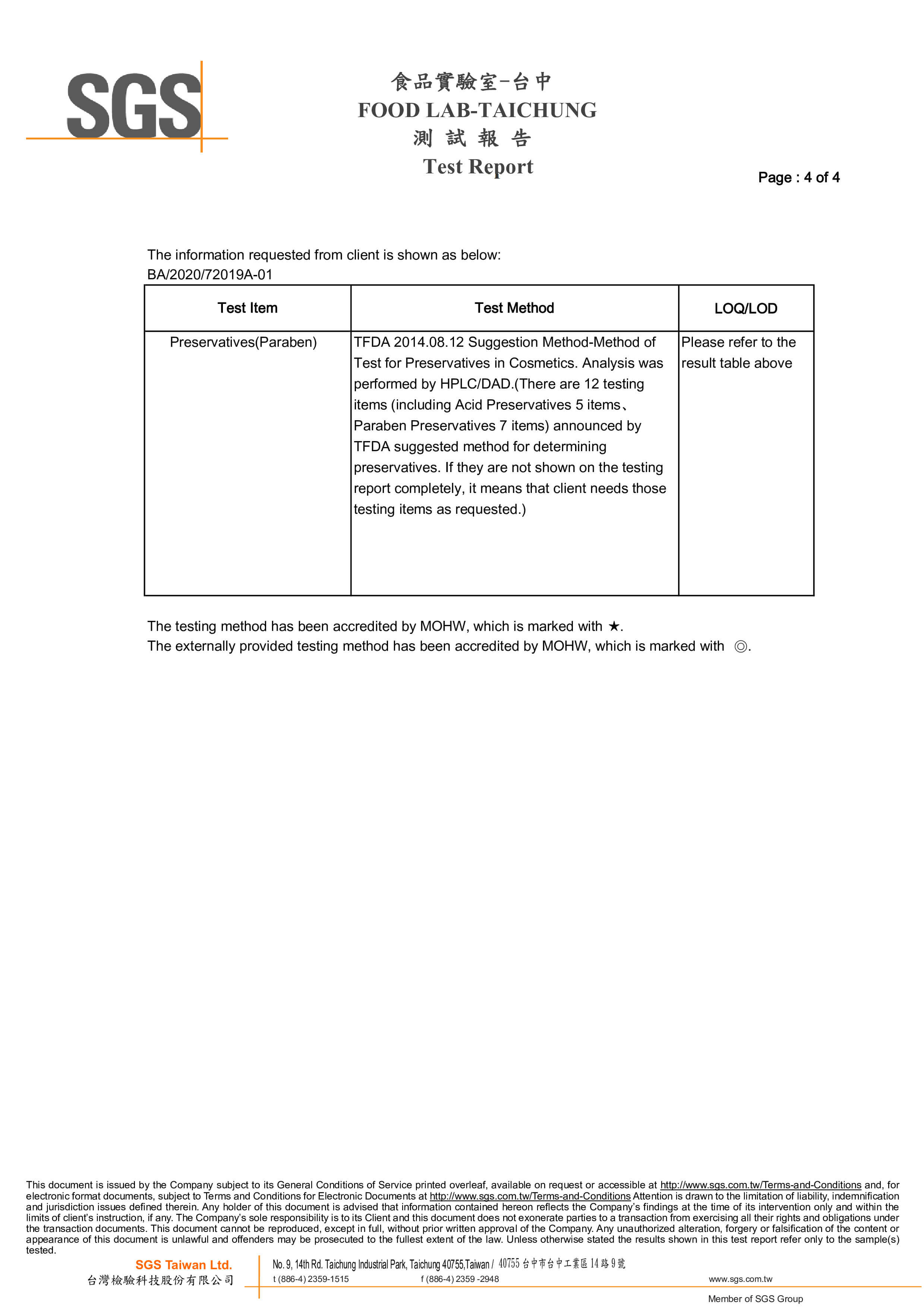SGS Test Report No.3 p4-4