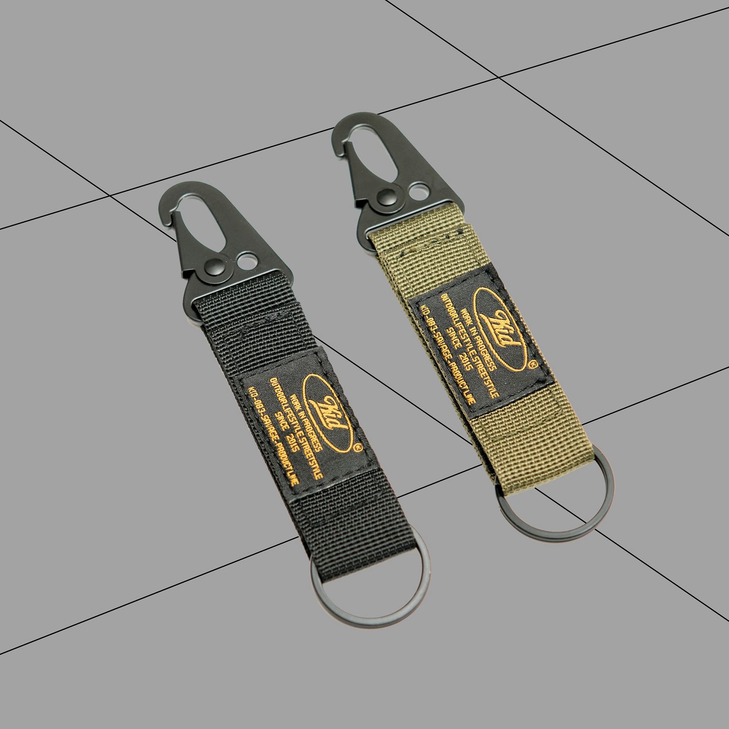 KID ® 軍規五金扣鑰匙圈