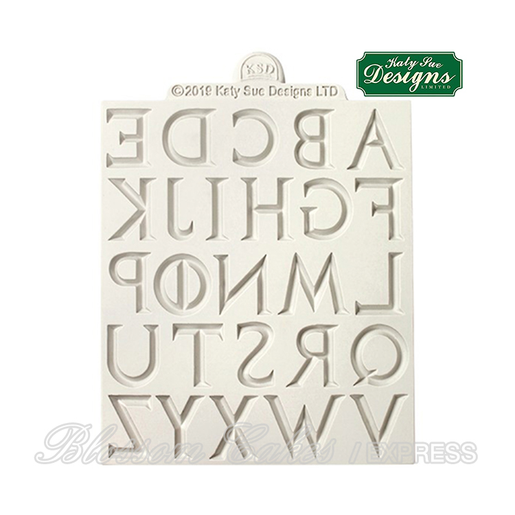 Katy Sue Iron Alphabet - Silicone Mould