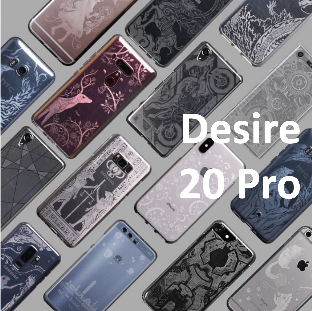 <Desire 20 Pro> 光雕保護殼