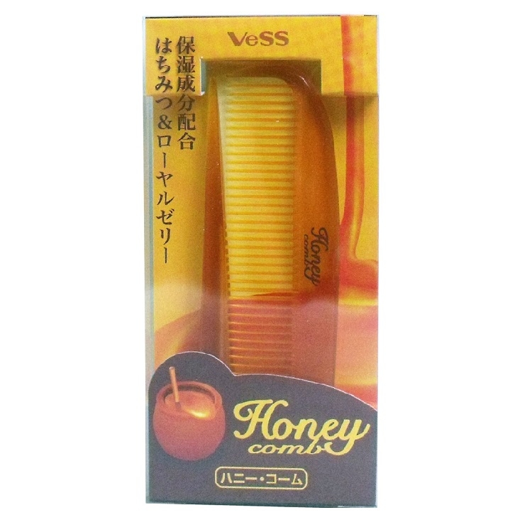 日本製造 VESS蜂王漿微膠囊按摩 折疊梳 H-450