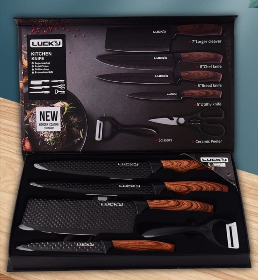 Lucky kitchen knife 6件套裝
