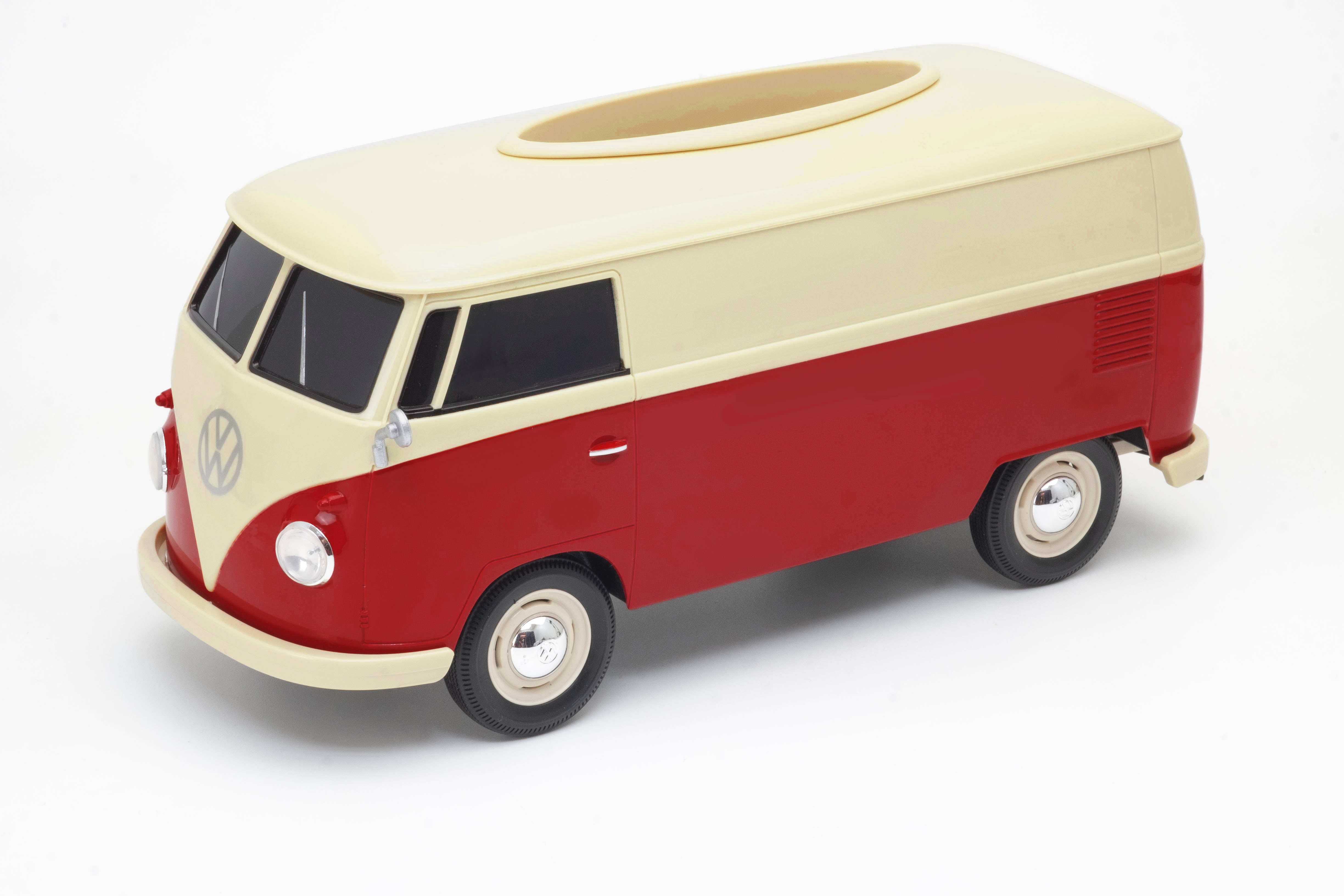 Volkswagen T1 車造型紙巾盒-91401-經典紅