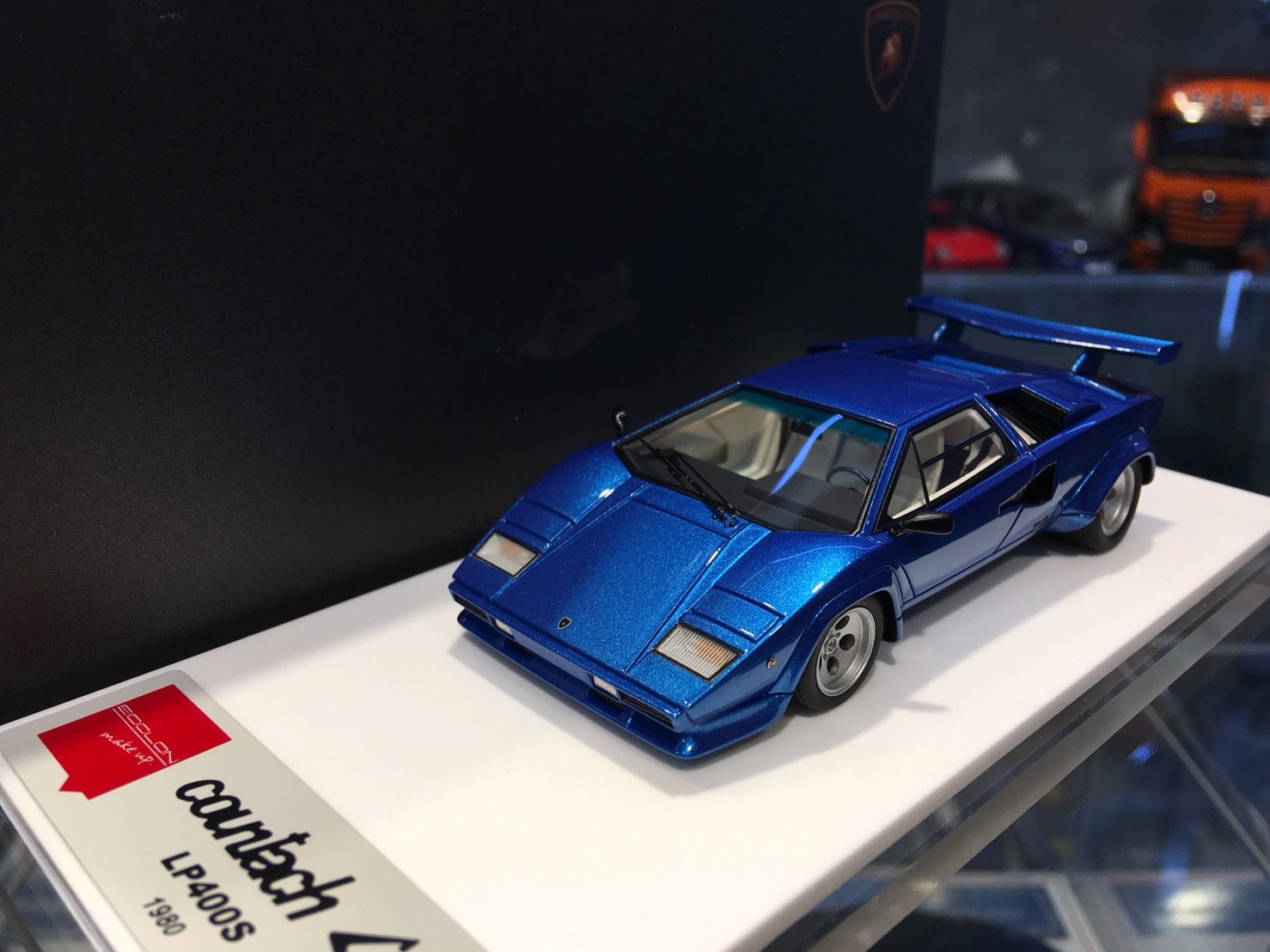 MakeUp EM432F Lamborghini Countach LP400S Blue 1/43