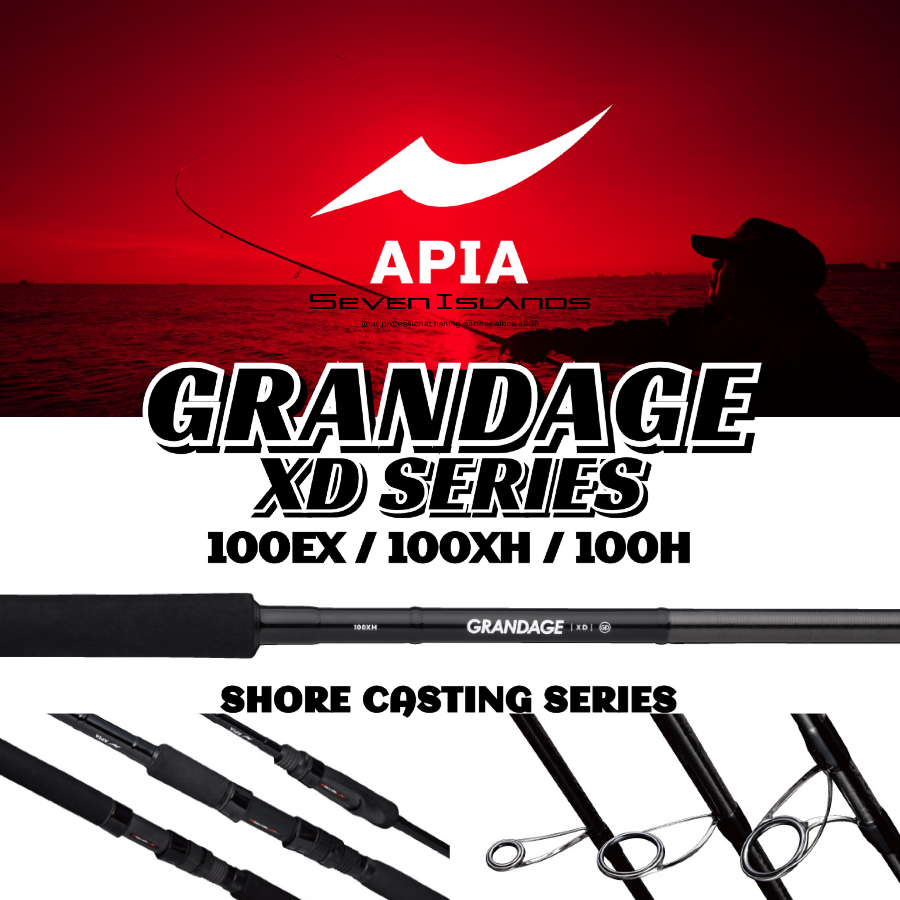 APIA GRANDAGE XD SHORE CASTING SERIES 100EX/100XH/100H