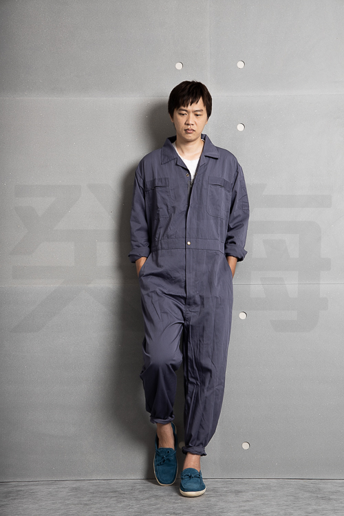 癸海 GUIHAI/連身工作服/基本款/鐵灰【L704】