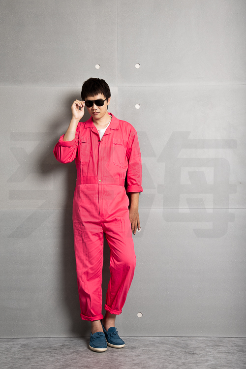 癸海 GUIHAI/連身工作服/基本款/桃紅【L708】