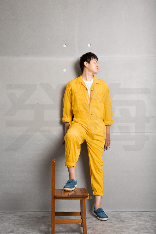 癸海 GUIHAI/連身工作服/基本款/黃【L715】